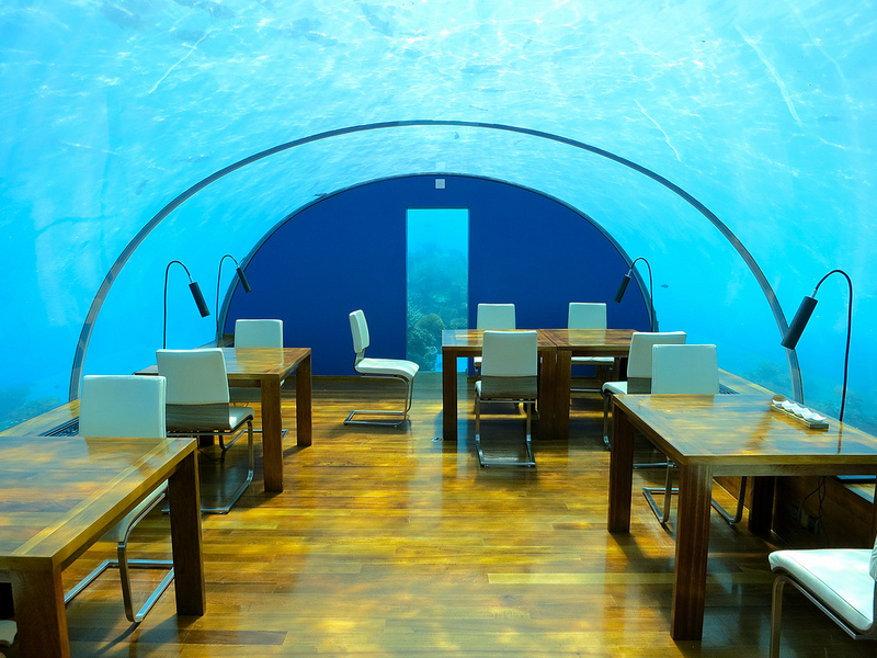 海中レストラン Ithaa Undersea8