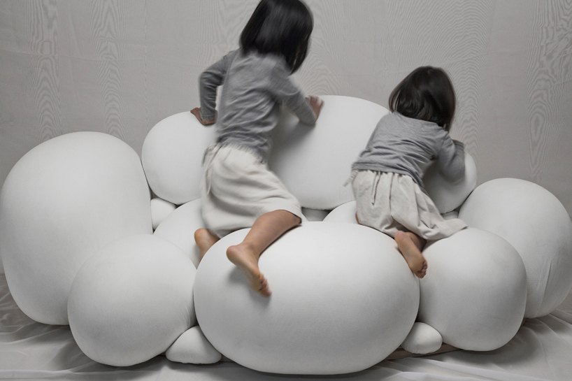 marshmallow-like sofa by kei harada