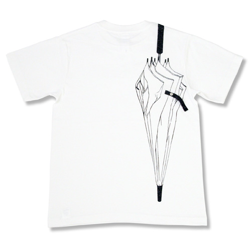 Tシャツブランド「シキサイ」の遊び心満載のTシャツ　その２「傘」