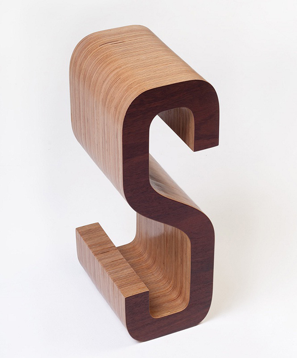 Wooden Typographic Bookshelf6