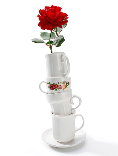 Tea Party Vase