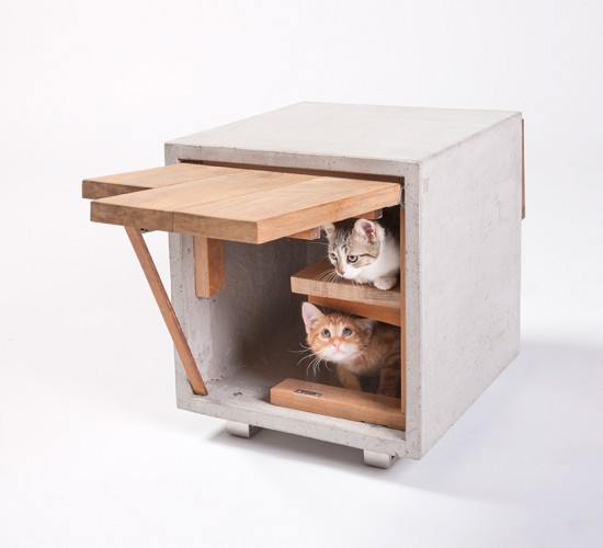 建築家がデザインした猫の為の住居