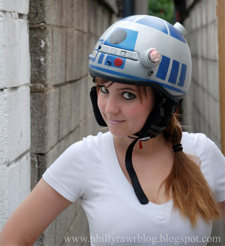 Star Wars（スターウォーズ）にインスパイアされてつくったR2-D2 Helmet。