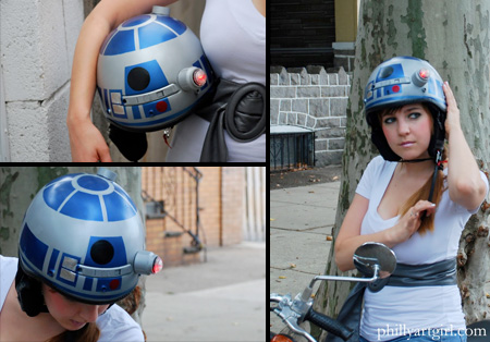 Star Wars（スターウォーズ）にインスパイアされてつくったR2-D2 Helmet。