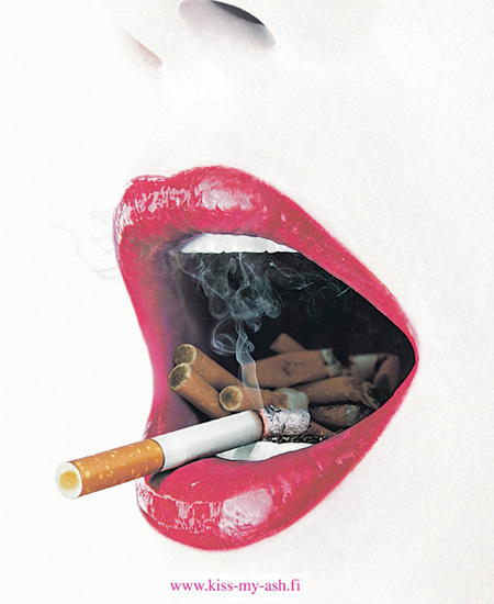 タバコを吸うのが怖くなる、タバコによる害がよくわかる強烈な広告１５選