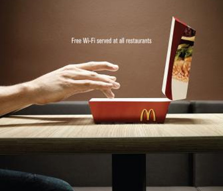 マクドナルドの広告