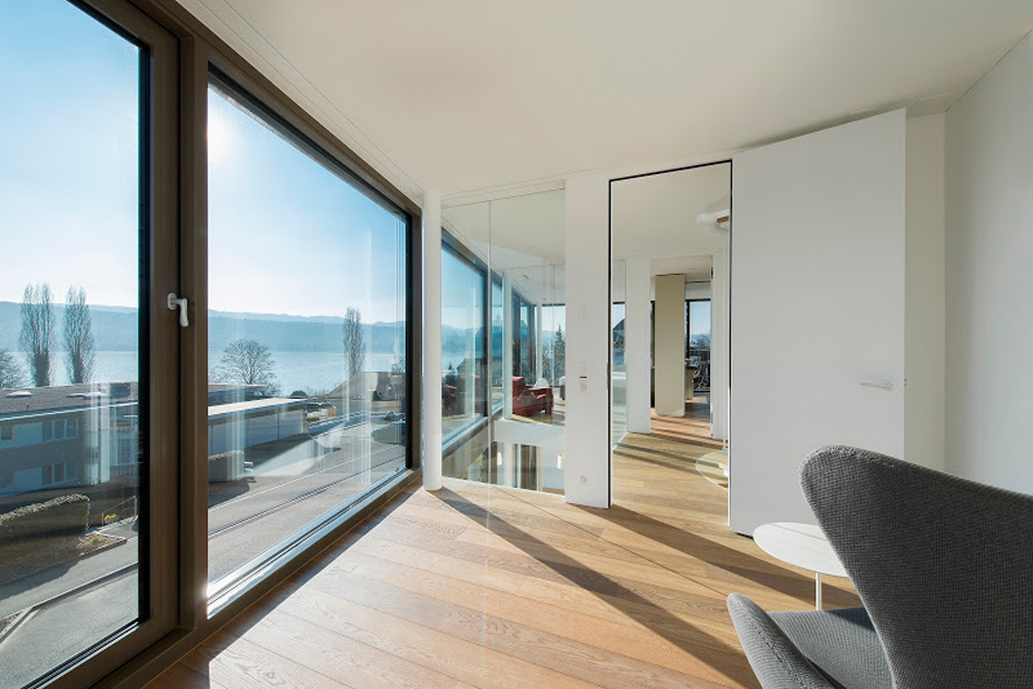 flexhouse　guest+bedroom view+to+master+bedroom　視点：１７　設計： evolution design
